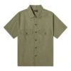 Needles Back Sateen Fatique Shirt 'Olive' -Rooted Store BUY OT215 A ROOTED NASHVILLE 1