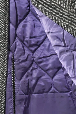 Needles Herringbone Balcollar Coat 'White' -Rooted Store BUY PU093 ROOTED NASHVILLE 4