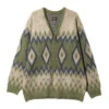 Needles Mohair Diamond Cardigan 'Olive' -Rooted Store BUY PU310 ROOTED NASHVILLE 1