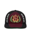 Rhude Racing Crest Hat 'Black/Maroon' -Rooted Store BUY RHFW24HA080122315 ROOTED NASHVILLE 1