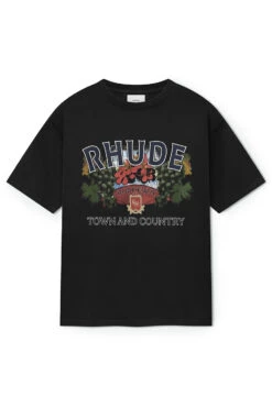 Rhude Town And Country Tee 'Black'
