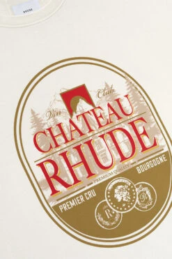 Rhude Premier Cru Tee 'White' -Rooted Store BUY RHFW24TT110120241 ROOTED NASHVILLE 3