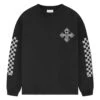 Rhude Cross Logo LS Tee 'Black'