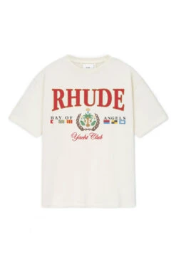 RHUDE Bay Of Angels Yacht Tee 'Vintage White'