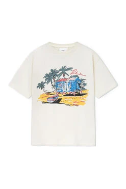 RHUDE Beach Side Tee 'Vintage White'