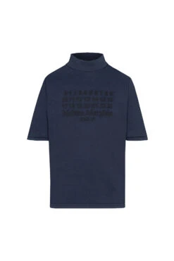 Maison Margiela Mock Neck Shirt 'Navy'