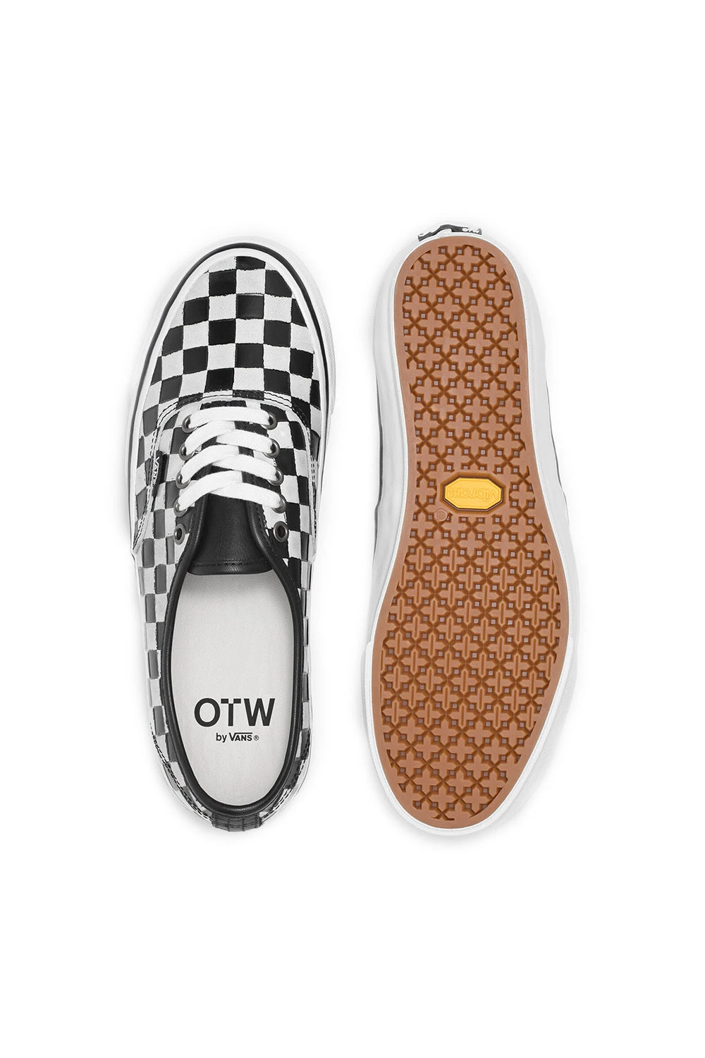 Vans OTW Authentic 44 Vibram Leather Check 'Black/White' Vans OTW Authentic 44 Vibram Leather Check 'Black/White' -Rooted Store BUY VN000DCNBZW ROOTED NASHVILLE 3