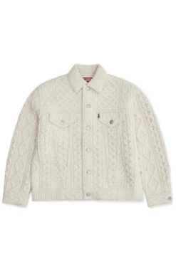 Junya Watanabe X Levi's Shetland Wool Trucker Jacket 'Natural'