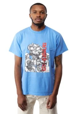 ROOTED X Titans Anime Tee 'Light Blue'