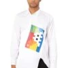 Comme Des Garcons SHIRT Off-Centre Shirt 'White' -Rooted Store buy Comme des Garcons SHIRT Button Up Shirt FJ B033 W22 1 1 rooted nashville