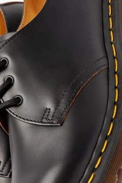 Dr. Martens Dr Martens Mens Vintage 1461 Shoes 'Black Quilon' -Rooted Store buy Dr Martens Mens Vintage 1461 Shoes Black Quilon 12877001 4 rooted nashville