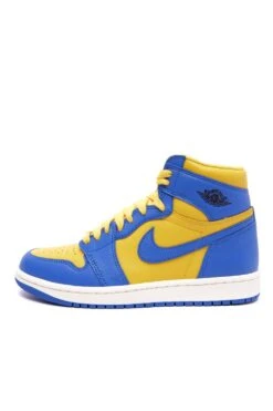 Air Jordan 1 Womens Retro High OG Shoes 'Varsity Maize / Game Royal'
