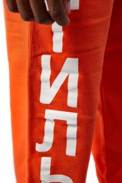 Heron Preston CTNMB Sweatpant 'Orange/White' -Rooted Store buy HMCH024C99JER0012201 4 rooted nashville