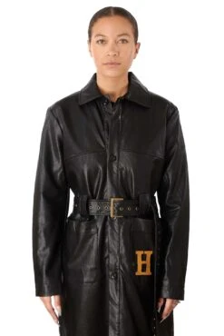 Honor The Gift Womens Vegan Trench 'Black'
