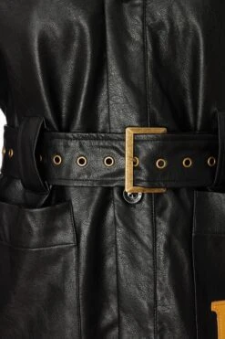 Honor The Gift Womens Vegan Trench 'Black' -Rooted Store buy HTG Womens Vegan Trench Jacket Black WHTG220363 4 rooted nashville