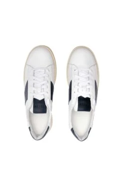 RHUDE Mens Court Shoe 'White/Navy' -Rooted Store buy Rhude Court Shoe RHFW22FO08489500 3 rooted nashville