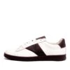 RHUDE Mens Court Shoe 'White/Maroon' -Rooted Store buy Rhude Court Shoe RHFW22FO08489807 1 rooted nashville